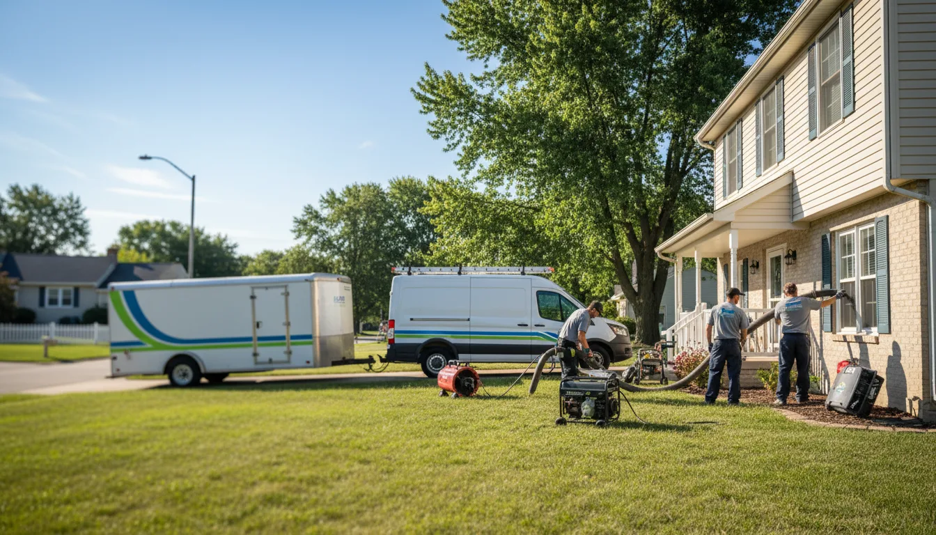 Flooded Basement Restoration And Cleanup With Repair in Winger, MN near me